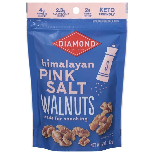 Diamond of California Walnuts, Himalayan Pink Salt Publix Super Markets