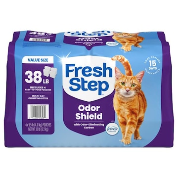 Fresh Step Odor Shield Multi-Cat Clumping Litter Value Size
