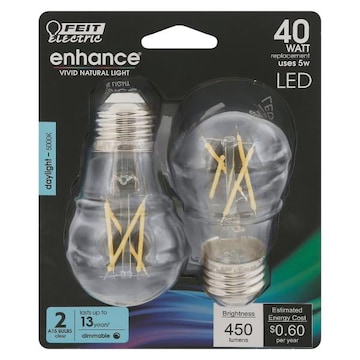 Enhance Light Bulbs, LED, Daylight, 5 Watts
