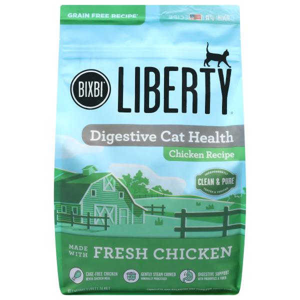 Bixbi Liberty Cat Food Grain Free Chicken Recipe Digestive Cat