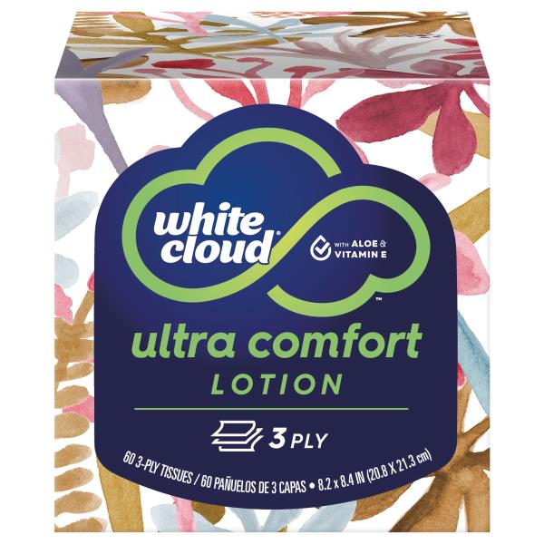 White Cloud Tissues, Ultra Comfort, Lotion, 3Ply Publix Super Markets