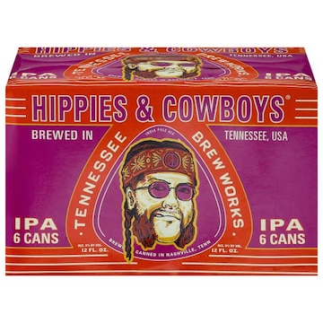 Tennessee Brew Works IPA Hippies & Cowboys Beer