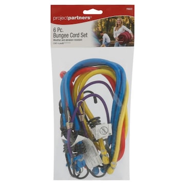 Project Partners 6 Piece Bungee Cord Set