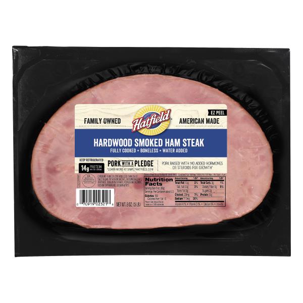 Hatfield Ham Steak, Hardwood Smoked, Boneless Publix Super Markets