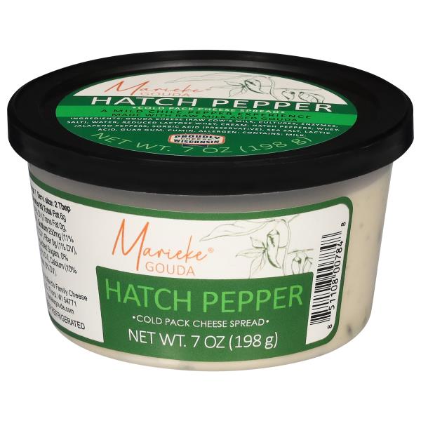 Marieke Gouda Cheese Spread, Hatch Pepper, Cold Pack Publix Super Markets
