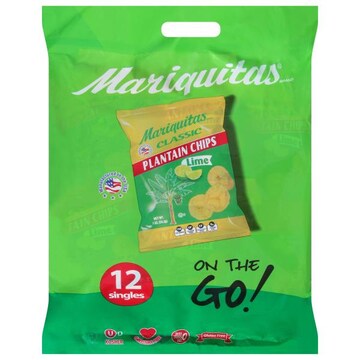 Mariquitas Plantain Chips, Lime, Classic