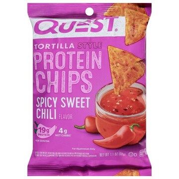 Quest Tortilla Style Spicy Sweet Chili Flavor Protein Chips