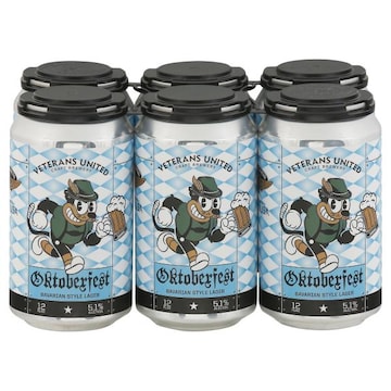 Veterans United Craft Brewery Beer, Bavarian Style Lager, Oktoberfest