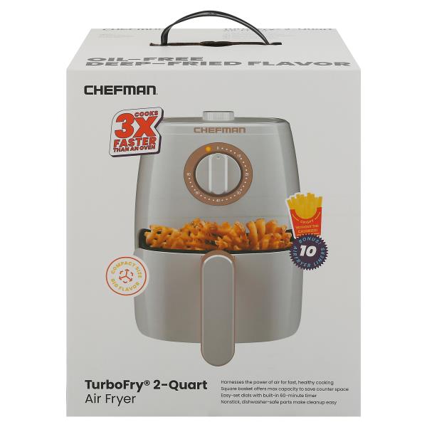 Chefman Air Fryer, TurboFry, 2Quart Publix Super Markets