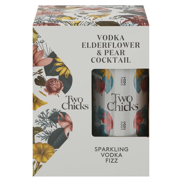Two Chicks Vodka, Sparkling Fizz, Elderflower & Pear Cocktail Publix