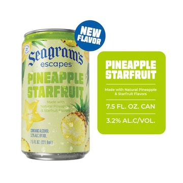 Seagram's Malt Beverage, Premium, Pineapple Starfruit