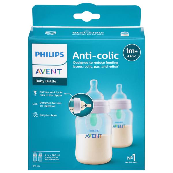 Phillips' Avent Baby Bottle, Anti-Colic, 1m+ | Publix Super Markets