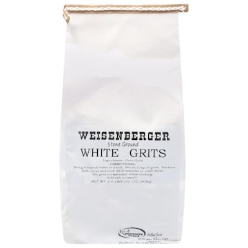 Weisenberger Mills Grits, White, Stone Ground