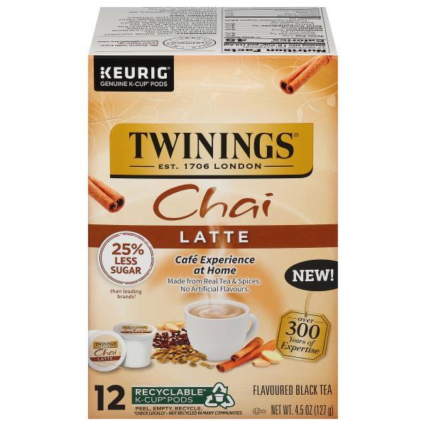 Twinings Black Tea, Chai Latte, Tea Bags Publix Super Markets