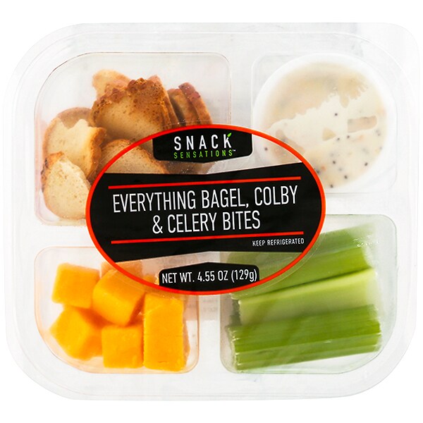 Snack Sensations Everything Bagel, Colby & Celery Bites Publix Super