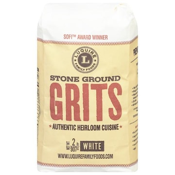 Luquire Family Foods Grits, Stone Ground, White