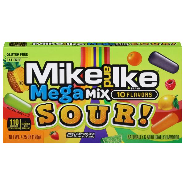 Mike & Ike Mega Mix Sour 10 Flavors Candy | Publix Super Markets