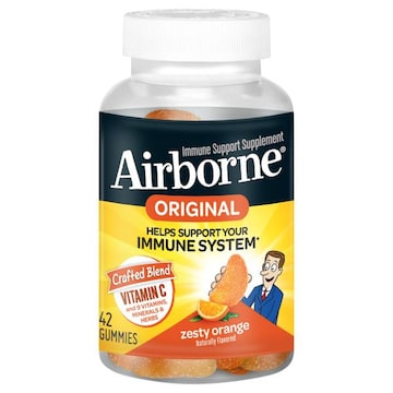 AIRBORNE® Original Gummies Zesty Orange Immune Support
