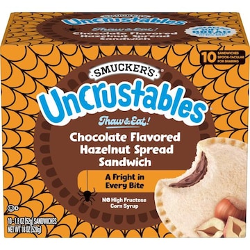 Smucker's Uncrustables Uncrustables Chocolate Flavored Hazelnut Spread Sandwiches