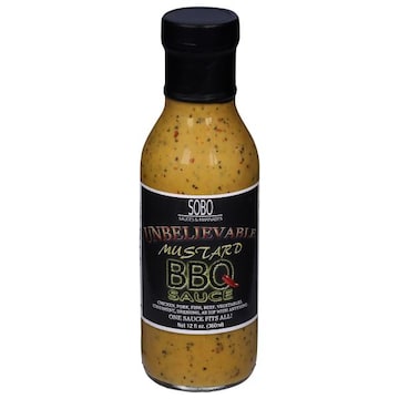 Sobo Sauces & Marinades BBQ Sauce, Mustard, Unbelievable