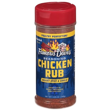 Famous Dave's Seasoning, Chicken Rub, Savory Spice & Garlic, Mild