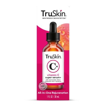 TruSkin TruSkin Vitamin C Super Serum – Niacinamide, Retinol, Hyaluronic Acid, Salicylic Acid – All-in-One Anti-Aging Face Serum, 1 fl oz