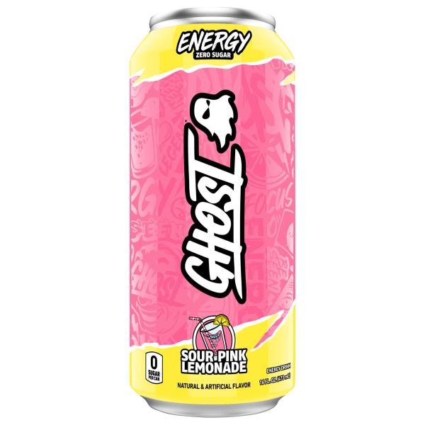 Ghost Energy Drink, Zero Sugar, Sour Pink Lemonade Publix Super Markets