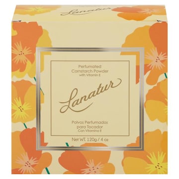 Lanatur Cornstarch Powder, with Vitamin E, Perfumated