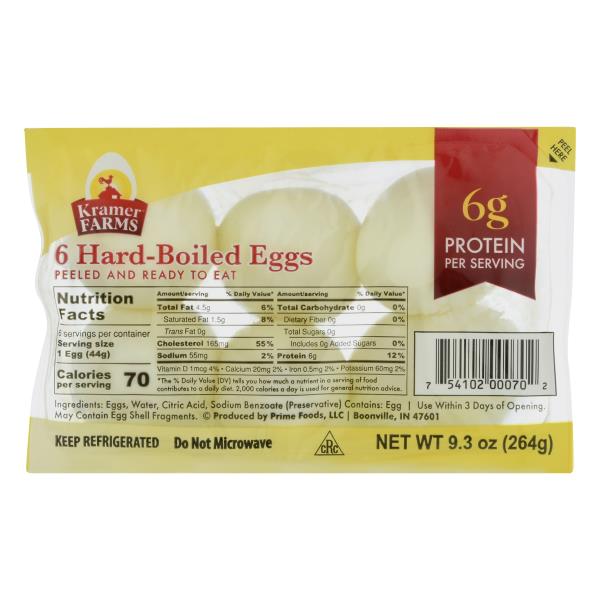 Kramer Farms Eggs, HardBoiled Publix Super Markets
