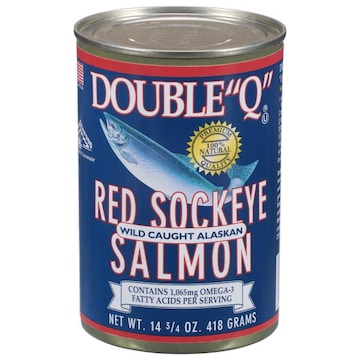Double "Q" Salmon, Red Sockeye, Wild Caught Alaskan