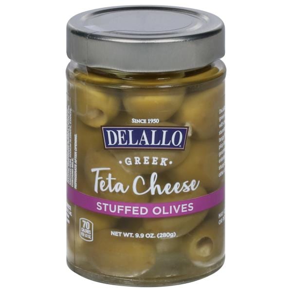 Delallo Stuffed Olives, Greek, Feta Cheese Publix Super Markets