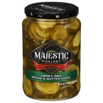 Majestic Picklery Premium Smoky BBQ Bread & Butter Chips