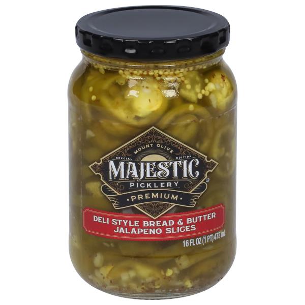 Mt. Olive Majestic Picklery Pickles, Deli Style, Bread & Butter