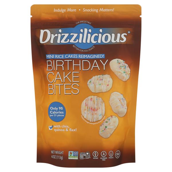 Rice cake & Harry② Drizzilicious Bites, Birthday Cake | Publix Super Markets