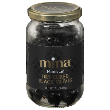 Mina Dry Cured Moroccan Black Olives