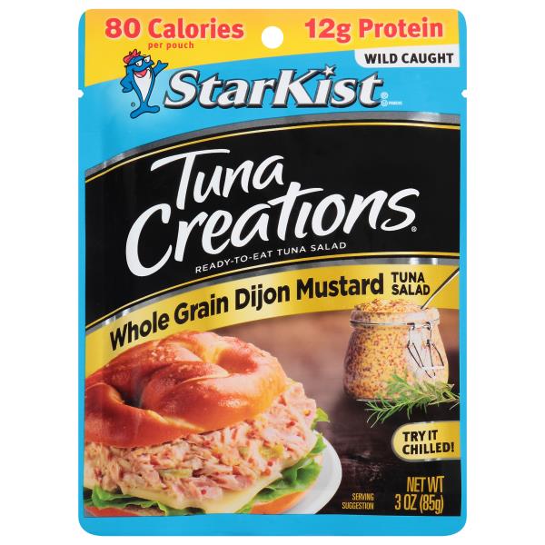 Starkist Tuna Creations Tuna Salad, Whole Grain Dijon Mustard, Wild