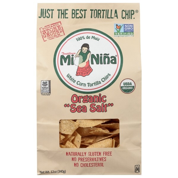 Mi Nina Organic White Corn Sea Salt Tortilla Chips | Publix Super
