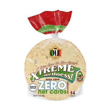Ole Xtreme Wellness Street Taco Net Carbs Flour Tortillas, Keto Certified