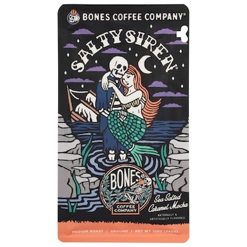 Bones Coffee Company Coffee, Ground, Medium Roast, Salty Siren