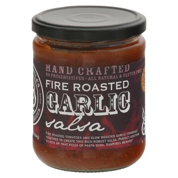 Hot Wachula's Gourmet Sauces Salsa, Garlic, Fire Roasted