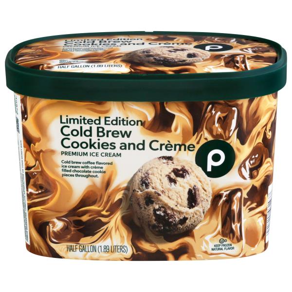 Publix Ice Cream, Cold Brew Cookies and Creme, Premium | Publix Super ...