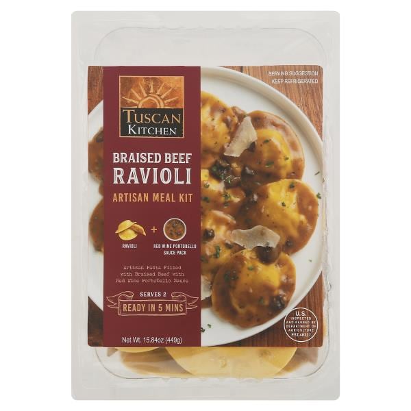Tuscan Kitchen Meal Kit, Artisan, Braised Beef Ravioli Publix Super