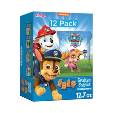 Kellogg's Tiger Paws Graham Snacks Cinnamon, Kids Snacks