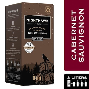 Bota Box Nighthawk Bourbon Barrel Aged Cabernet Sauvignon Red Wine