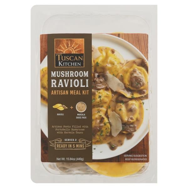 Tuscan Kitchen Meal Kit, Artisan, Mushroom Ravioli Publix Super Markets