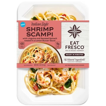 Eat Fresco Shrimp Scampi Linguine & Spinach
