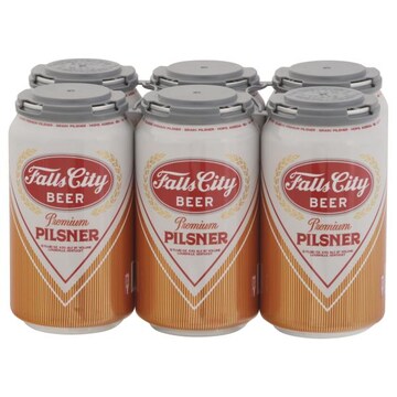 Falls City Beer Beer, Pilsner, Premium, 6 Pack