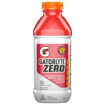 Gatorlyte Electrolyte Beverage, Zero Sugar, Fruit Punch