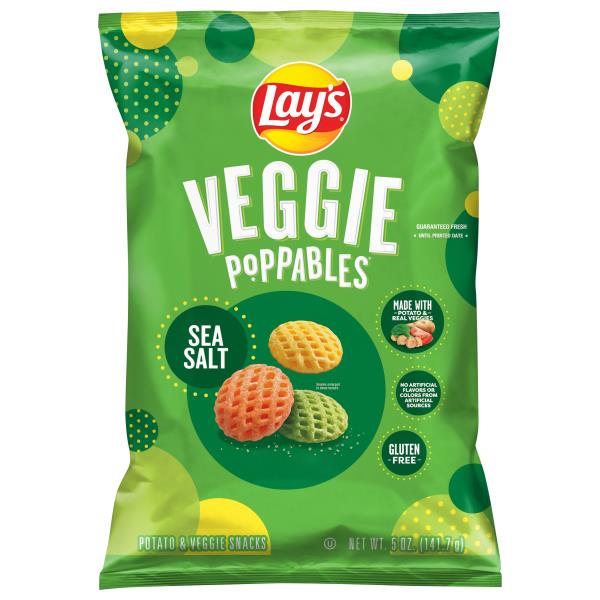 Lay's Poppables Potato & Veggie Snacks, Sea Salt Publix Super Markets