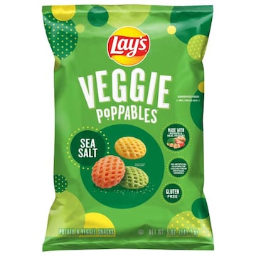 Lay's Veggie Poppables Sea Salt Potato & Veggie Snacks